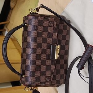 NEW!!..Louis Vuitton Croisette Damier Ebene 2021